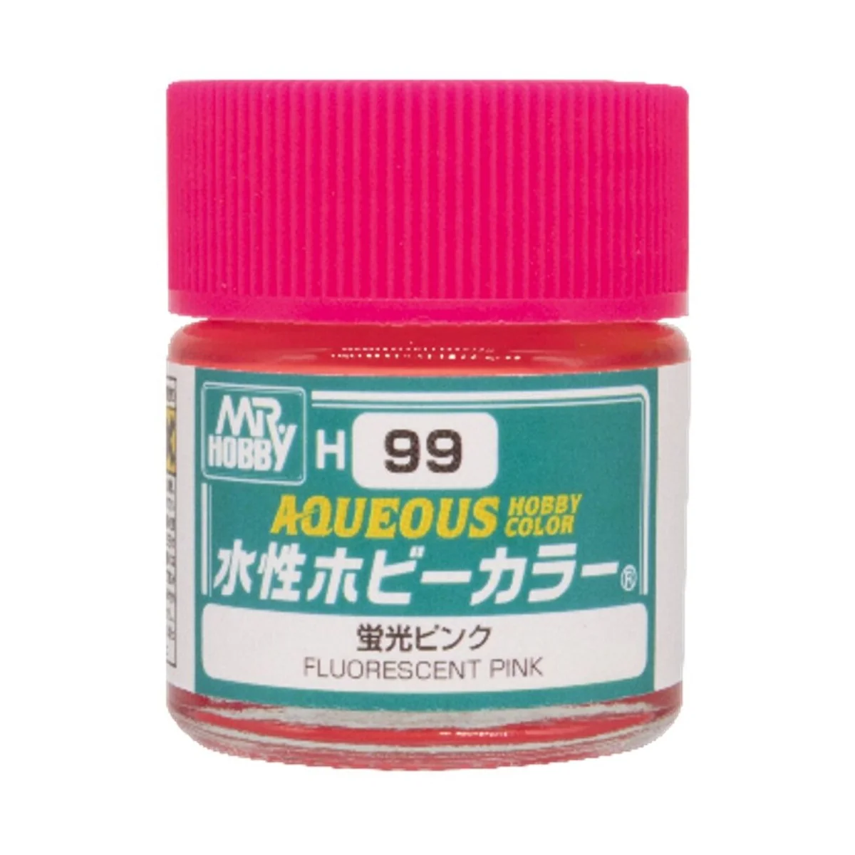 Mr Hobby -Gunze Aqueous Hobby Colors (10 ml) Fluorescent Pink - Mr ...