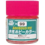 Mr Hobby -Gunze Aqueous Hobby Colors (10 ml) Fluorescent Pink - Mr ...