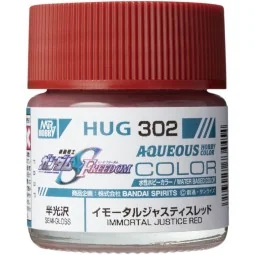 Mr Hobby -Gunze AQUEOUS GUNDAM COLOR (10ml) IMMORTAL JUSTICE RED - ...