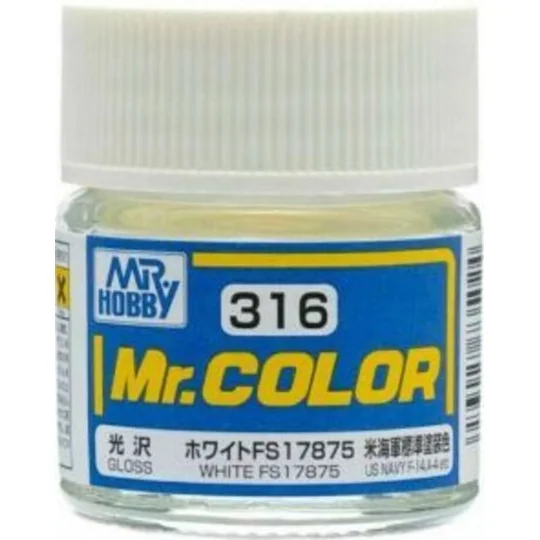 Mr Hobby -Gunze Mr. Color (10 ml) White FS17875 - Mr Hobby - Gunze ...