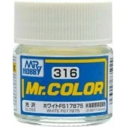 Mr Hobby -Gunze Mr. Color (10 ml) White FS17875 - Mr Hobby - Gunze ...