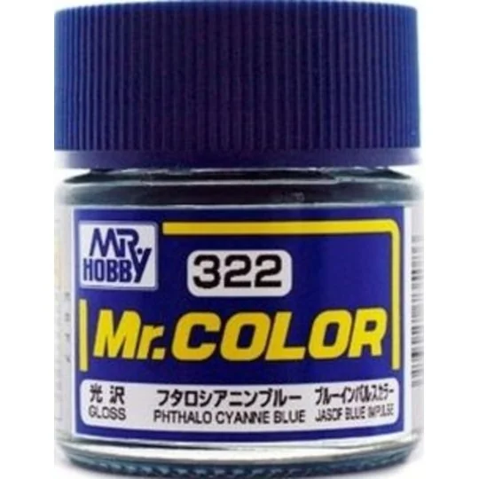 Mr Hobby -Gunze Mr. Color (10 ml) Phthalo Cyanne Blue - Mr Hobby - ...