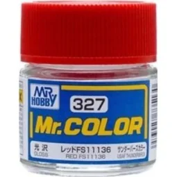 Mr Hobby -Gunze Mr. Color (10 ml) Red FS11136 - Mr Hobby - Gunze C-327