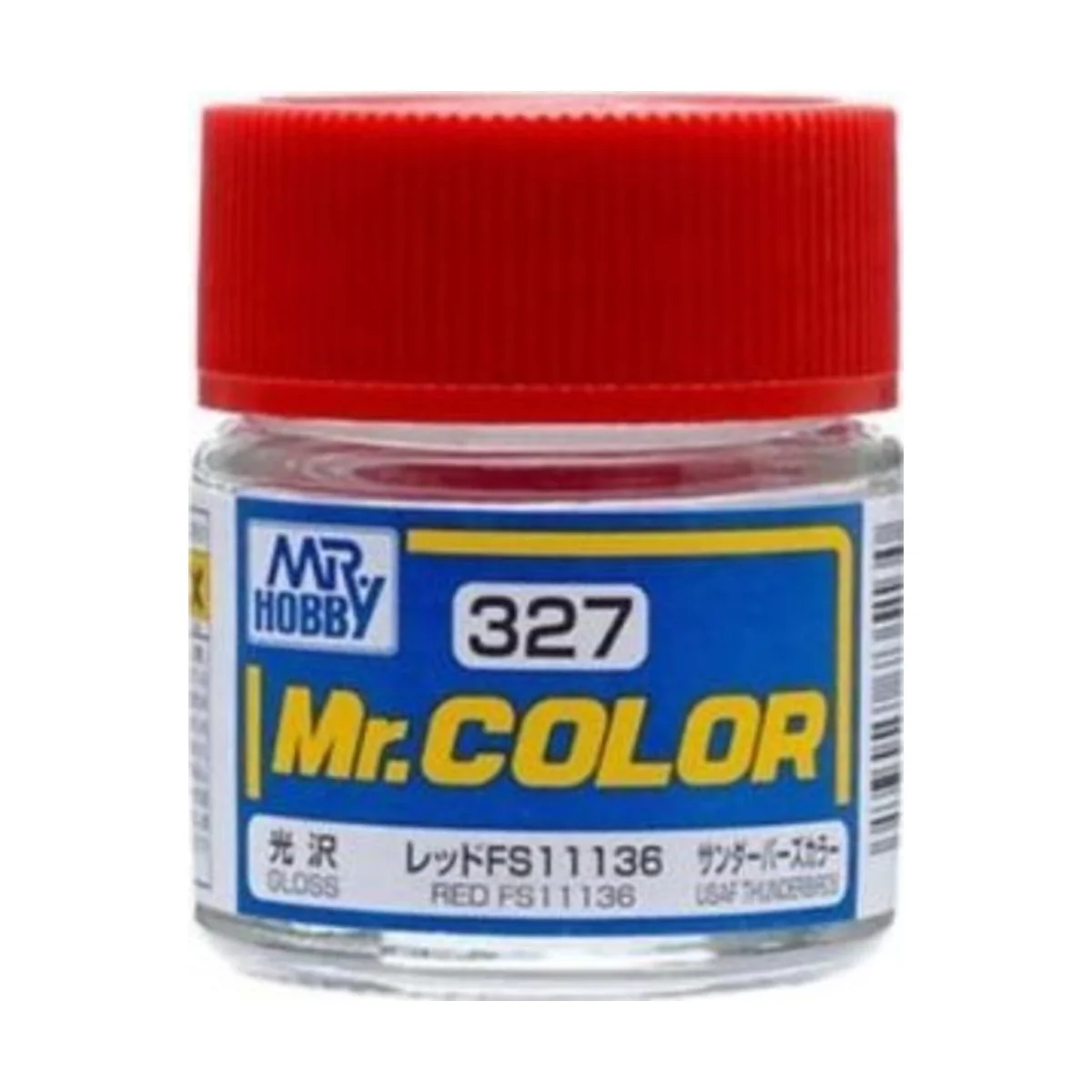 Mr Hobby -Gunze Mr. Color (10 ml) Red FS11136 - Mr Hobby - Gunze C-327