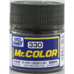 Mr Hobby -Gunze Mr. Color (10 ml) Dark Green BS381C/641 - Mr Hobby ...