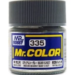 Mr Hobby -Gunze Mr. Color (10 ml) Medium Seagray BS381C 637 - Mr Ho...