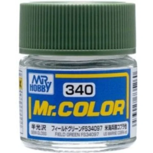 Mr Hobby -Gunze Mr. Color (10 ml) Field Green FS34097 - Mr Hobby - ...