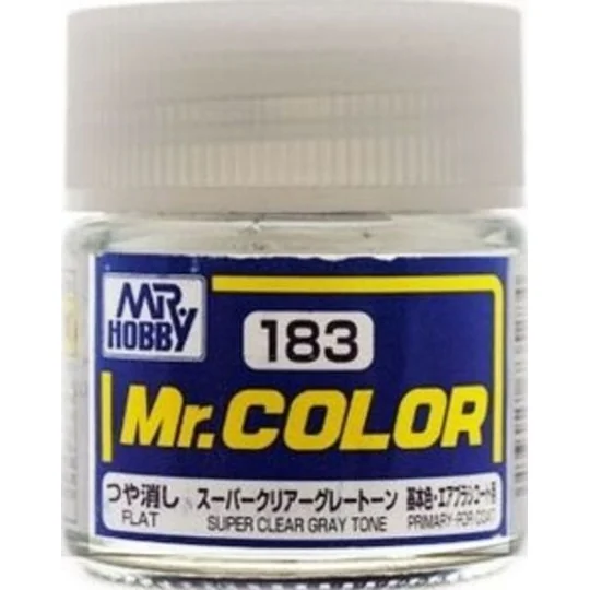 Mr Hobby -Gunze Mr. Color (10 ml) Super Clear Gray Tone - Mr Hobby ...
