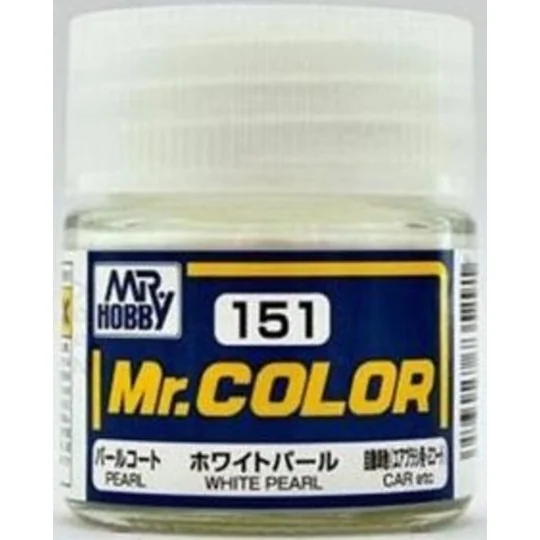 Mr Hobby -Gunze Mr. Color (10 ml) White Pearl - Mr Hobby - Gunze C-151