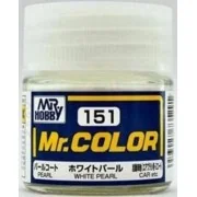 Mr Hobby -Gunze Mr. Color (10 ml) White Pearl - Mr Hobby - Gunze C-151