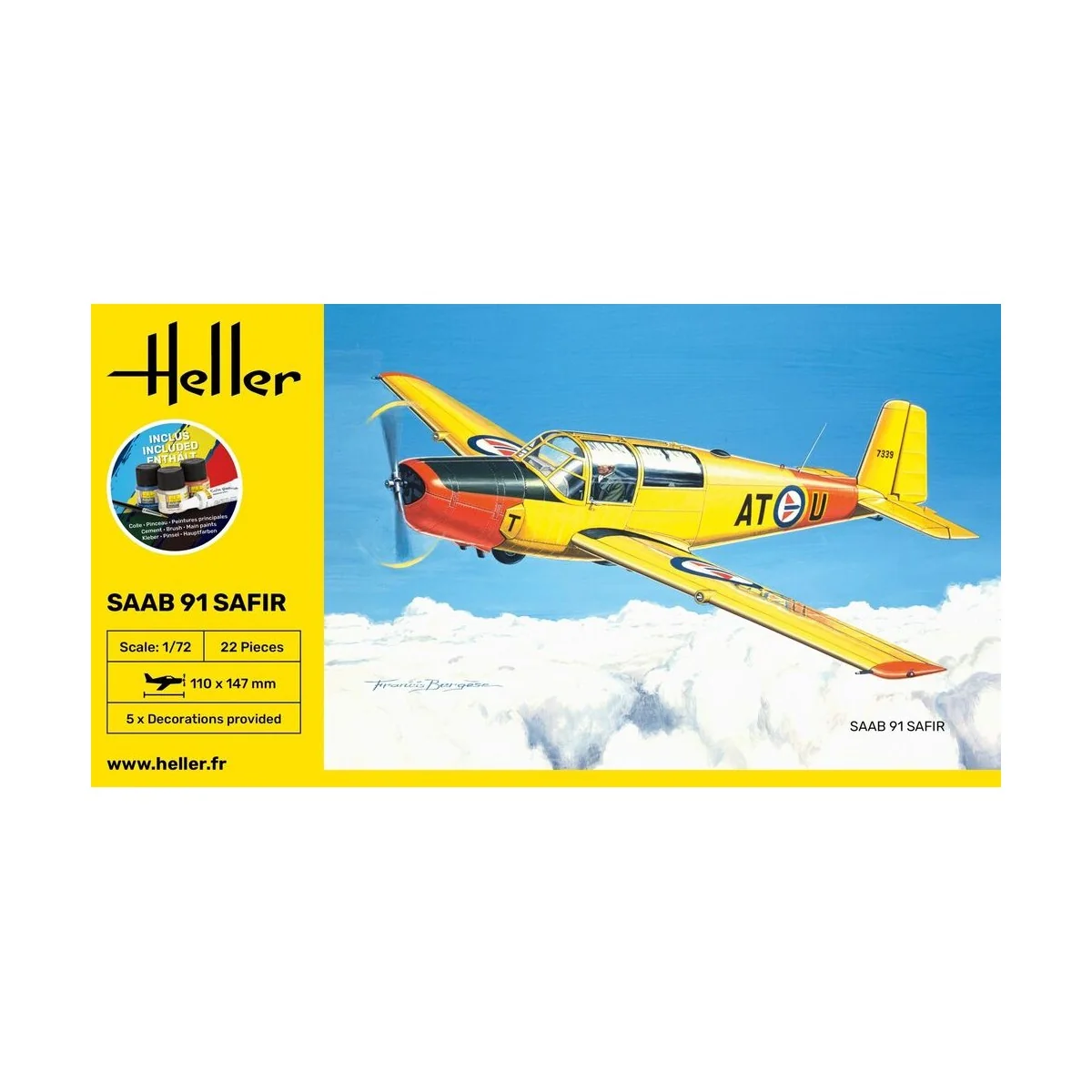 STARTER KIT SAFIR 91, 1/72 - Heller 56287