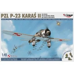 PZL P-23 KARAS II, 1939 Version with an Additional Antenna, 1/48 - ...