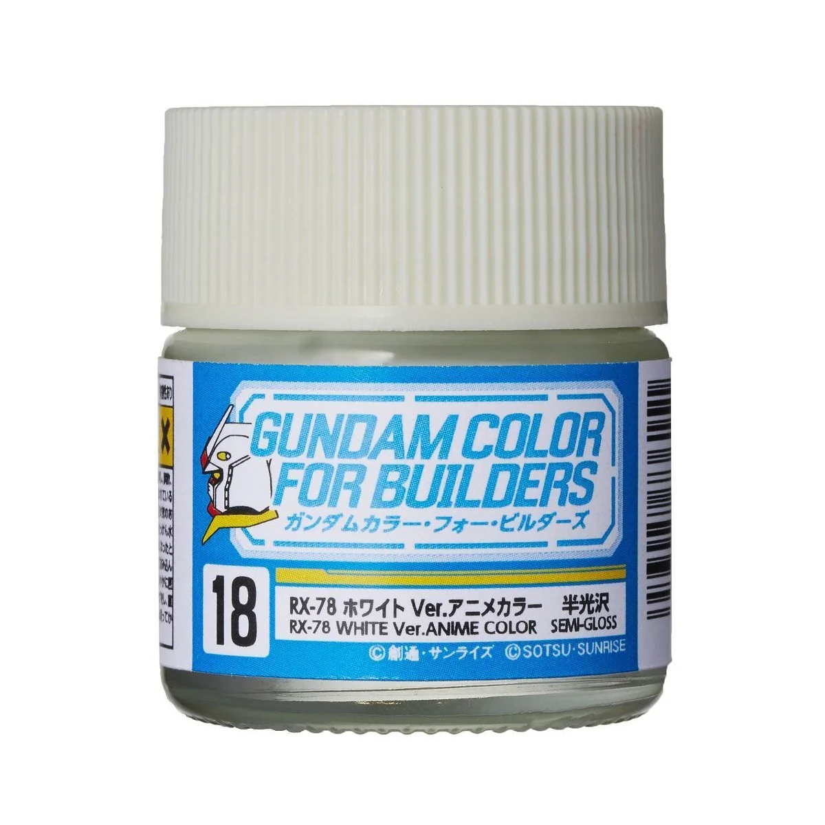 Mr Hobby -Gunze Gundam Color For Builders (10ml) RX-78 WHITE Ver. -... Mr Hobby -Gunze Gundam Color For Builders (10ml) RX-78 WHITE Ver. -...