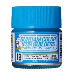 Mr Hobby -Gunze Gundam Color For Builders (10ml) RX-78 BLUE Ver. - ...
