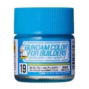 Mr Hobby -Gunze Gundam Color For Builders (10ml) RX-78 BLUE Ver. - ...