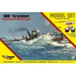 A86 German Torpedoboot (Model Set), 1/350 - Mirage Hobby 845091