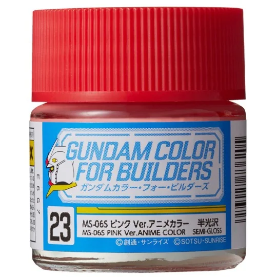 Mr Hobby -Gunze Gundam Color For Builders (10ml) MS-06S PINK Ver. -...