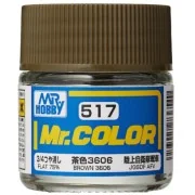 Mr Hobby -Gunze Mr. Color (10 ml) Brown 3606 - Mr Hobby - Gunze C-517