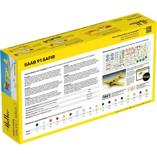 STARTER KIT SAFIR 91, 1/72 - Heller 56287