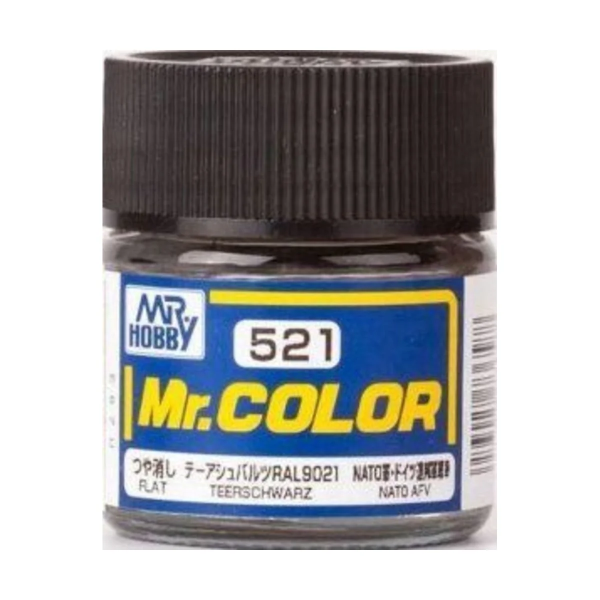 Mr Hobby -Gunze Mr. Color (10 ml) Teerschwarz - Mr Hobby - Gunze C-521