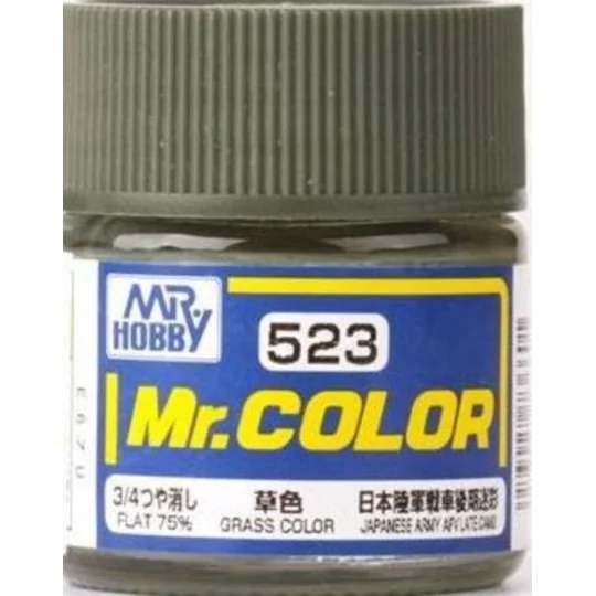 Mr Hobby -Gunze Mr. Color (10 ml) Grass Color - Mr Hobby - Gunze C-523