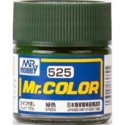 Mr Hobby -Gunze Mr. Color (10 ml) Green - Mr Hobby - Gunze C-525