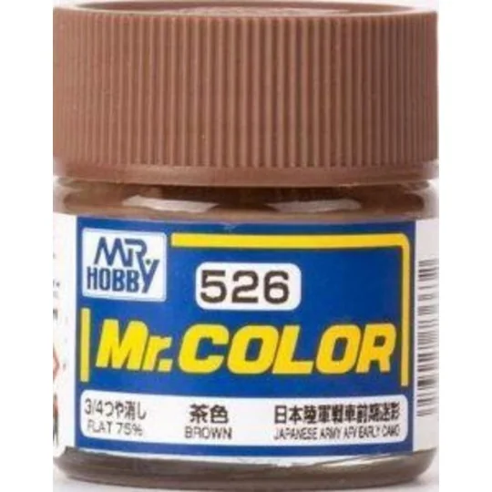 Mr Hobby -Gunze Mr. Color (10 ml) Brown - Mr Hobby - Gunze C-526
