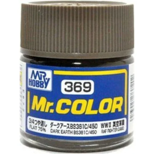 Mr Hobby -Gunze Mr. Color (10 ml) Dark Earth BS381C/450 - Mr Hobby ...