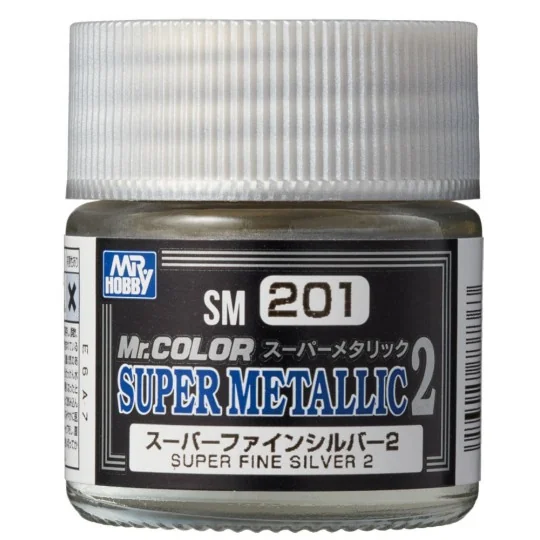 Mr Hobby -Gunze Mr. Color Super Metallic Colors II (10 ml) Super Fi...