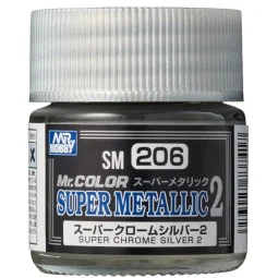 Mr Hobby -Gunze Mr. Color Super Metallic Colors II(10 ml)Super Chro...