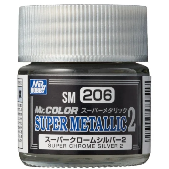 Mr Hobby -Gunze Mr. Color Super Metallic Colors II(10 ml)Super Chro...