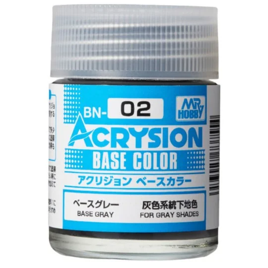 Mr Hobby -Gunze Acrysion Base Color (18 ml) Base Grey - Mr Hobby - ... Mr Hobby -Gunze Acrysion Base Color (18 ml) Base Grey - Mr Hobby - ...