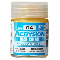 Mr Hobby -Gunze Acrysion Base Color (18 ml) Base Yellow - Mr Hobby ...