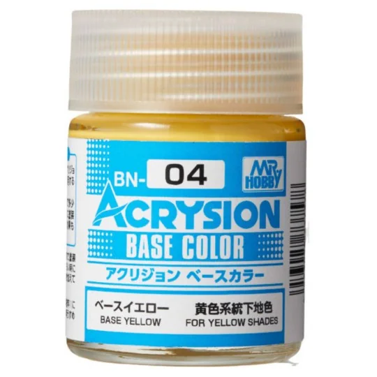 Mr Hobby -Gunze Acrysion Base Color (18 ml) Base Yellow - Mr Hobby ... Mr Hobby -Gunze Acrysion Base Color (18 ml) Base Yellow - Mr Hobby ...