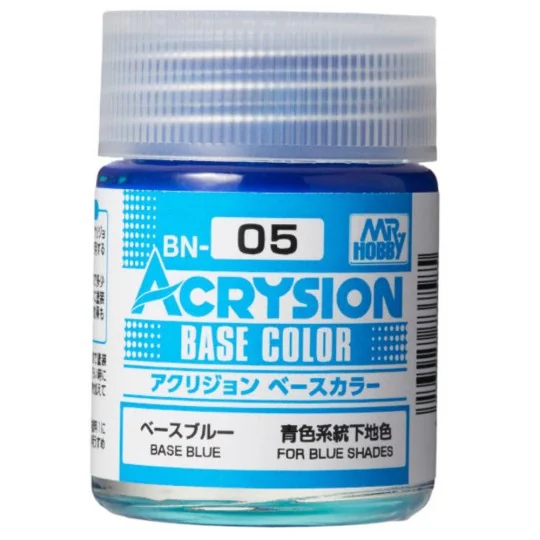 Mr Hobby -Gunze Acrysion Base Color (18 ml) Base Blue - Mr Hobby - ...
