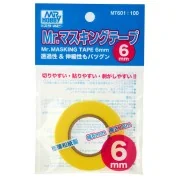 Mr Hobby -Gunze Mr. Masking Tape (6mm) - Mr Hobby - Gunze MT-601