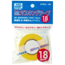 Mr Hobby -Gunze Mr. Masking Tape (18mm) - Mr Hobby - Gunze MT-603