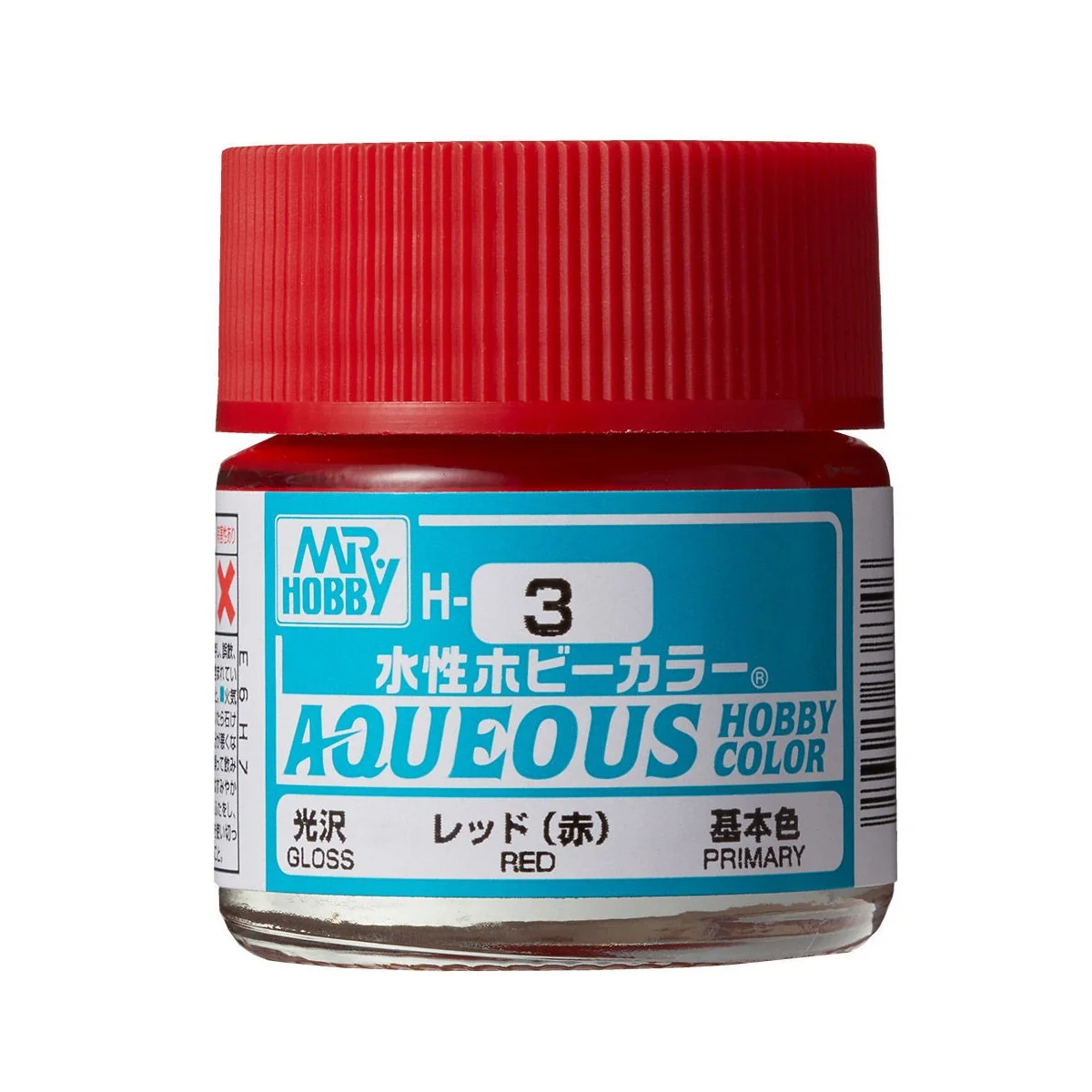 Mr Hobby -Gunze Aqueous Hobby Colors (10 ml) Red - Mr Hobby - Gunze...
