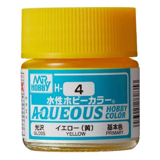 Mr Hobby -Gunze Aqueous Hobby Colors (10 ml) Yellow - Mr Hobby - Gu...