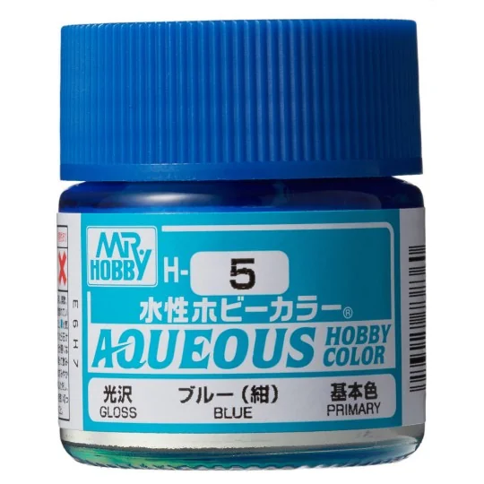 Mr Hobby -Gunze Aqueous Hobby Colors (10 ml) Blue - Mr Hobby - Gunz...