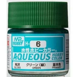 Mr Hobby -Gunze Aqueous Hobby Colors (10 ml) Green - Mr Hobby - Gun...