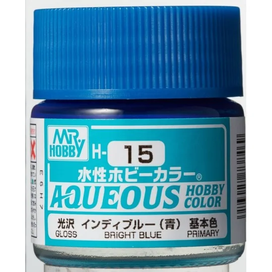 Mr Hobby -Gunze Aqueous Hobby Colors (10 ml) Bright Blue - Mr Hobby...