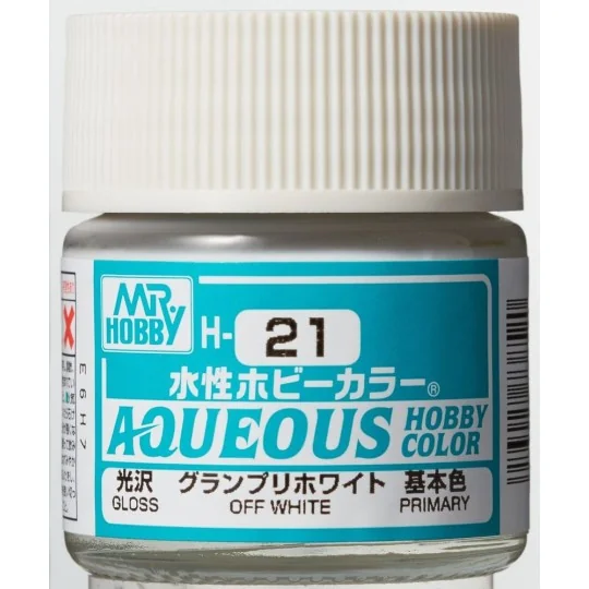 Mr Hobby -Gunze Aqueous Hobby Colors (10 ml) Off White - Mr Hobby -... Mr Hobby -Gunze Aqueous Hobby Colors (10 ml) Off White - Mr Hobby -...