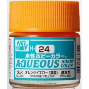 Mr Hobby -Gunze Aqueous Hobby Colors (10 ml) Orange Yellow - Mr Hob...