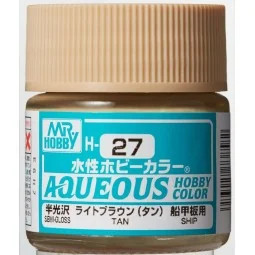 Mr Hobby -Gunze Aqueous Hobby Colors (10 ml) Tan - Mr Hobby - Gunze...