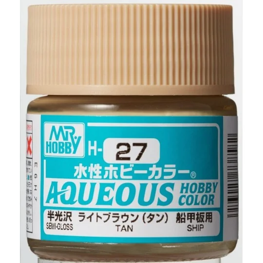 Mr Hobby -Gunze Aqueous Hobby Colors (10 ml) Tan - Mr Hobby - Gunze...