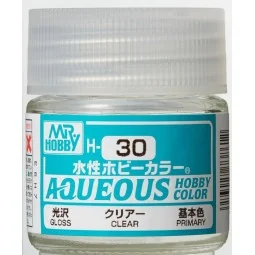 Mr Hobby -Gunze Aqueous Hobby Colors (10 ml) Clear - Mr Hobby - Gun...