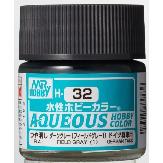 Mr Hobby -Gunze Aqueous Hobby Colors (10 ml) Field Gray (1) - Mr Ho...