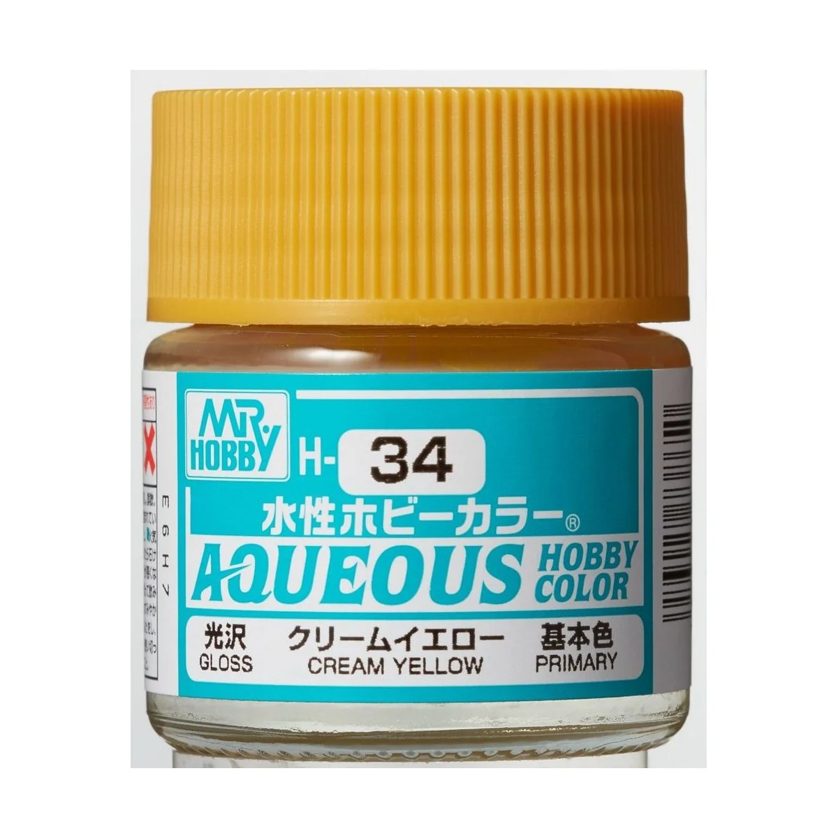 Mr Hobby -Gunze Aqueous Hobby Colors (10 ml) Cream Yellow - Mr Hobb...