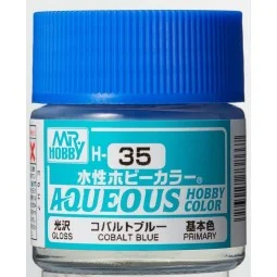 Mr Hobby -Gunze Aqueous Hobby Colors (10 ml) Cobalt Blue - Mr Hobby...